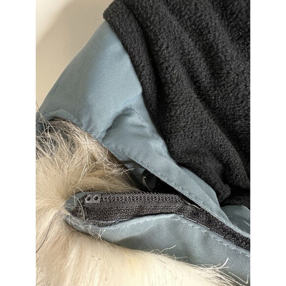 Noize Astrid Mid Length Parka Vegan Cruelty-Free Size Small Seaport Green - Picture 7 of 16